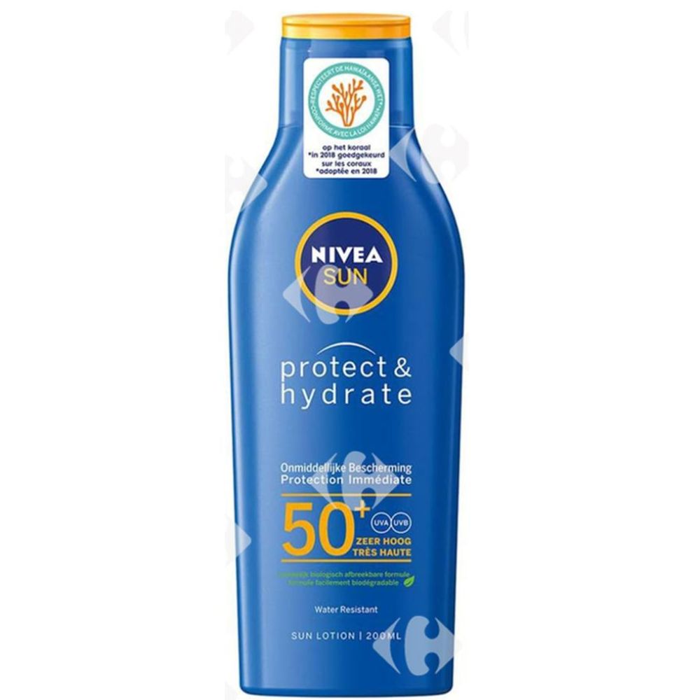 Lait Protecteur Hydratant SPF 50 Nivea Sun 200ml.