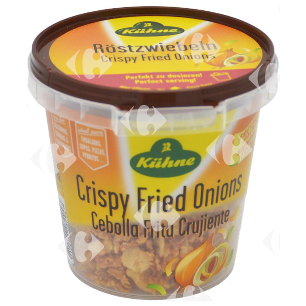 [644040] Oignons Frits Croustillants Kuhne 100g.