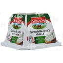 Fromage de Chèvre à Tartiner Ail et Fines Herbes Pyramide Soignon 140g.