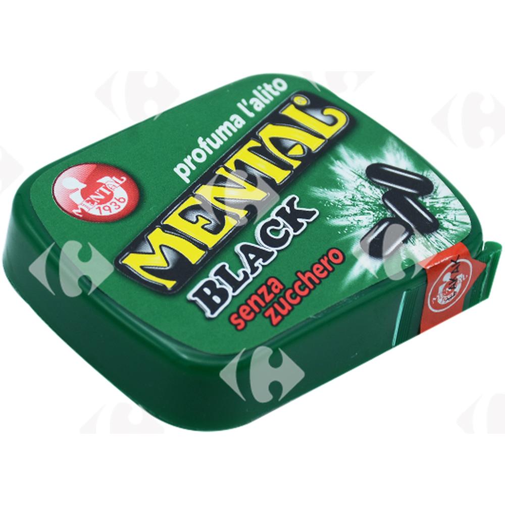 [65249] Bonbons à la Réglisse Noir Sans Sucre Mental 17g