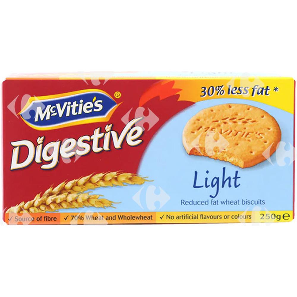 Biscuits Digestive Light Mcvities 250g.