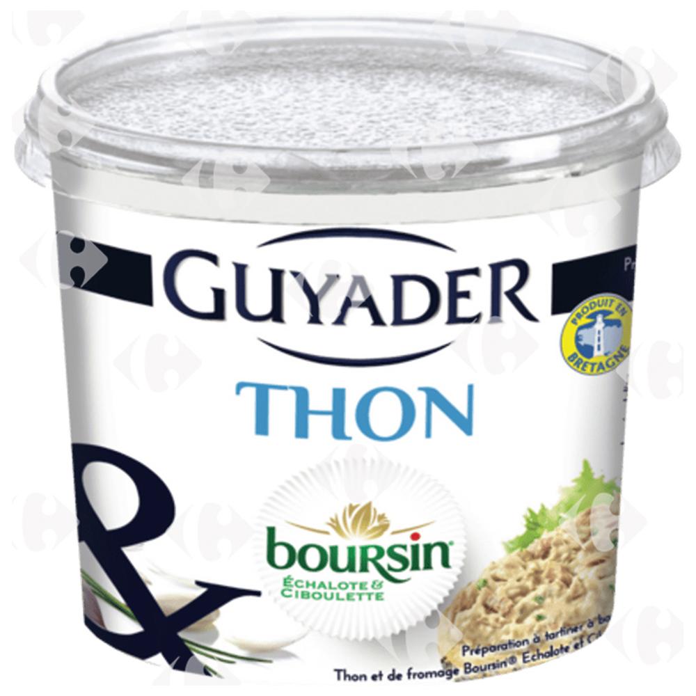 [638830] Tartinable de Thon et Boursin Poivre Guyader 120g