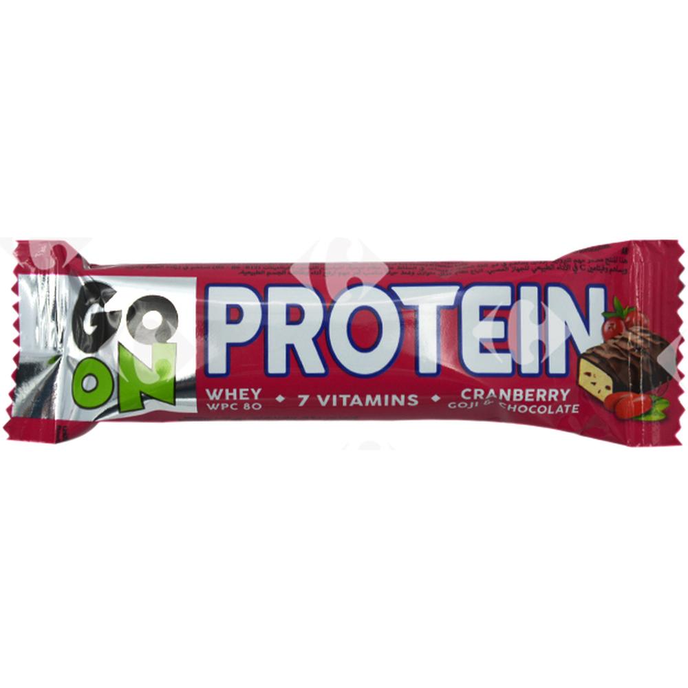 Barres Protéinées au Cranberry Go On 50g.
