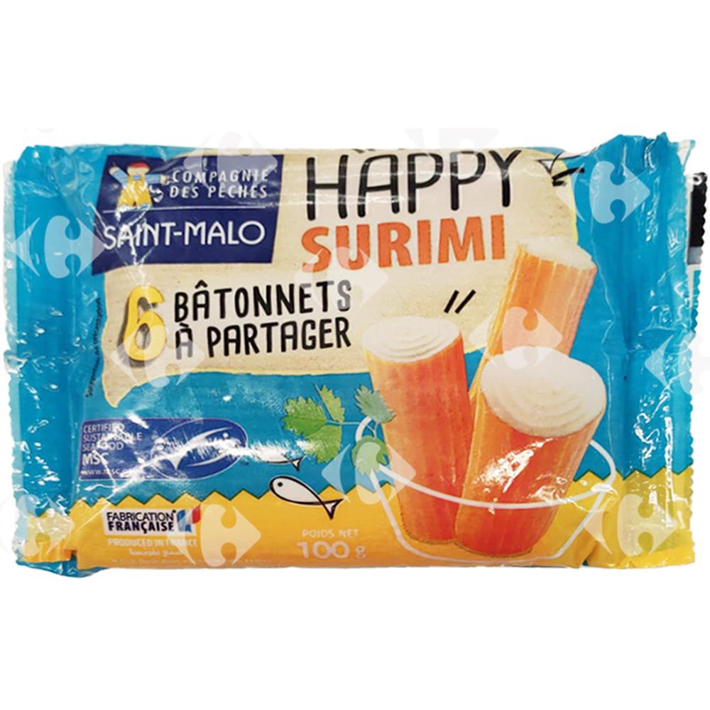 [31953] Roulé de Surimi Saveur Crabe Saint Malo 100g