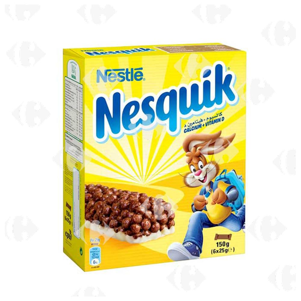 Barres Céréalières Chocolat Nesquik 6x235g.