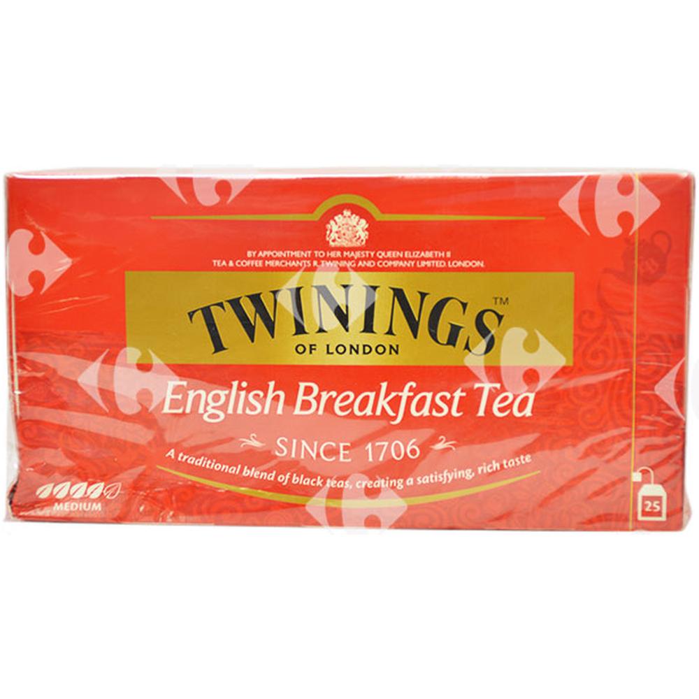 [4034] Thé Aromatisé Anglais en Sachets Twinings 25 sachets.