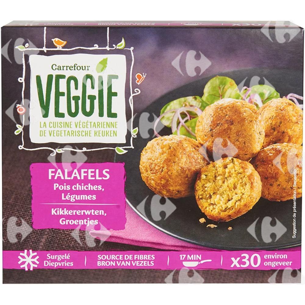 [625539] Falafels aux Pois Chiches et Légumes Carrefour Veggie 30x500g.