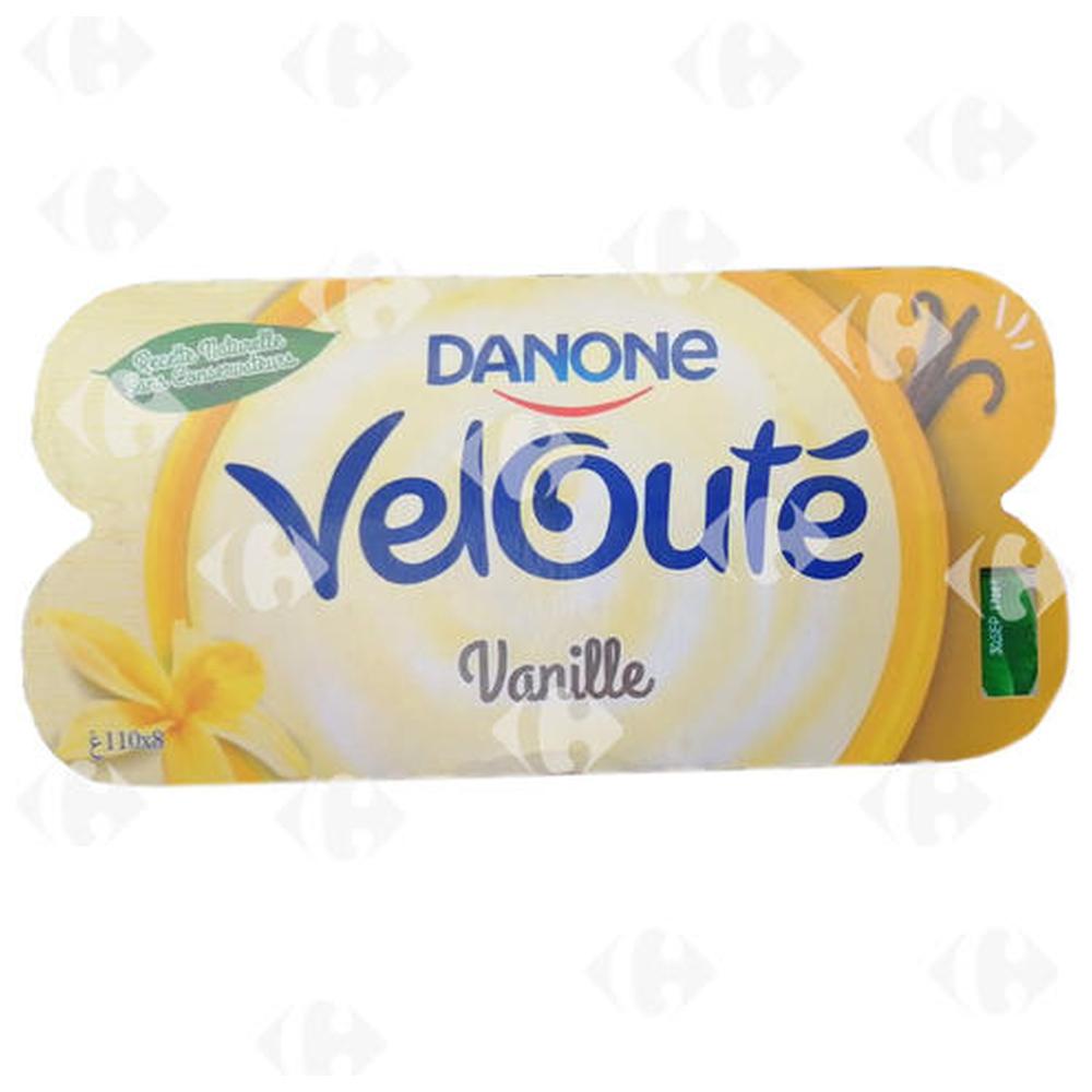Pack Yaourt Brassé Vanille Velouté Danone 8x110g.