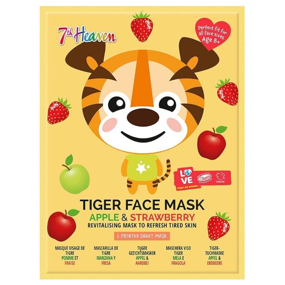 Masque Tissu Tigre au Pomme et Fraise 7th Heaven