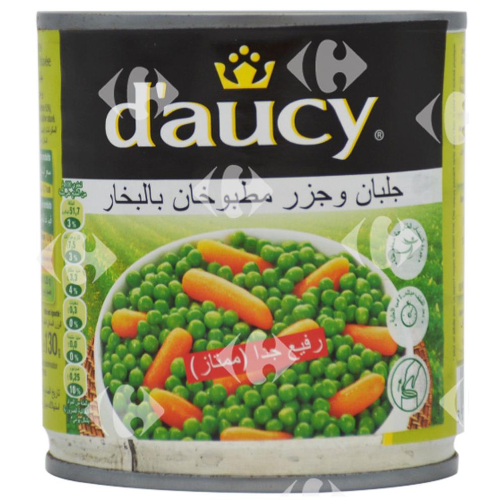 Conserve de Petits Pois et Carottes D'Aucy 400g.