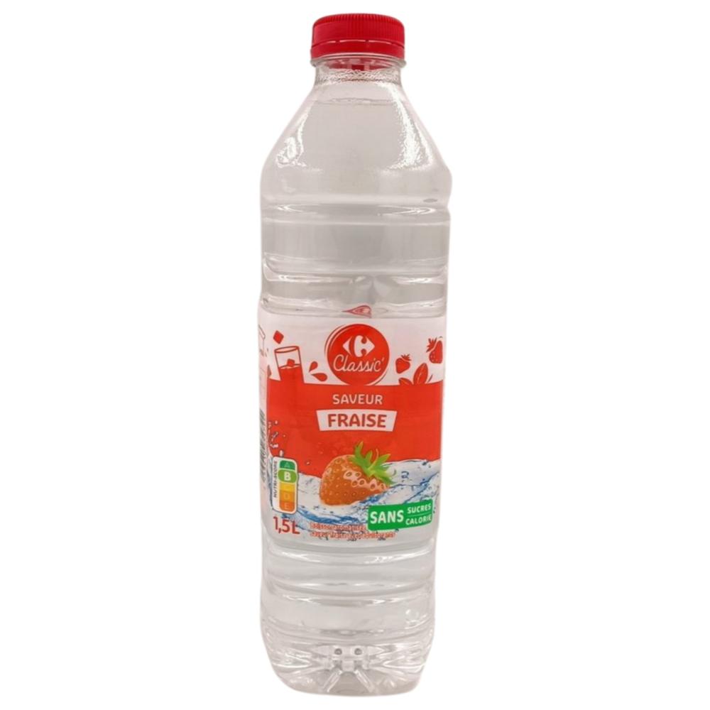 Eau Aromatisée Fraise Carrefour 1.5L