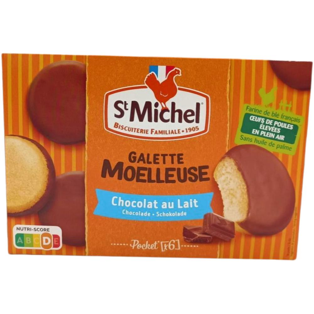 [705028] Galette Moelleuse Chocolat au lait St Michel 180g.