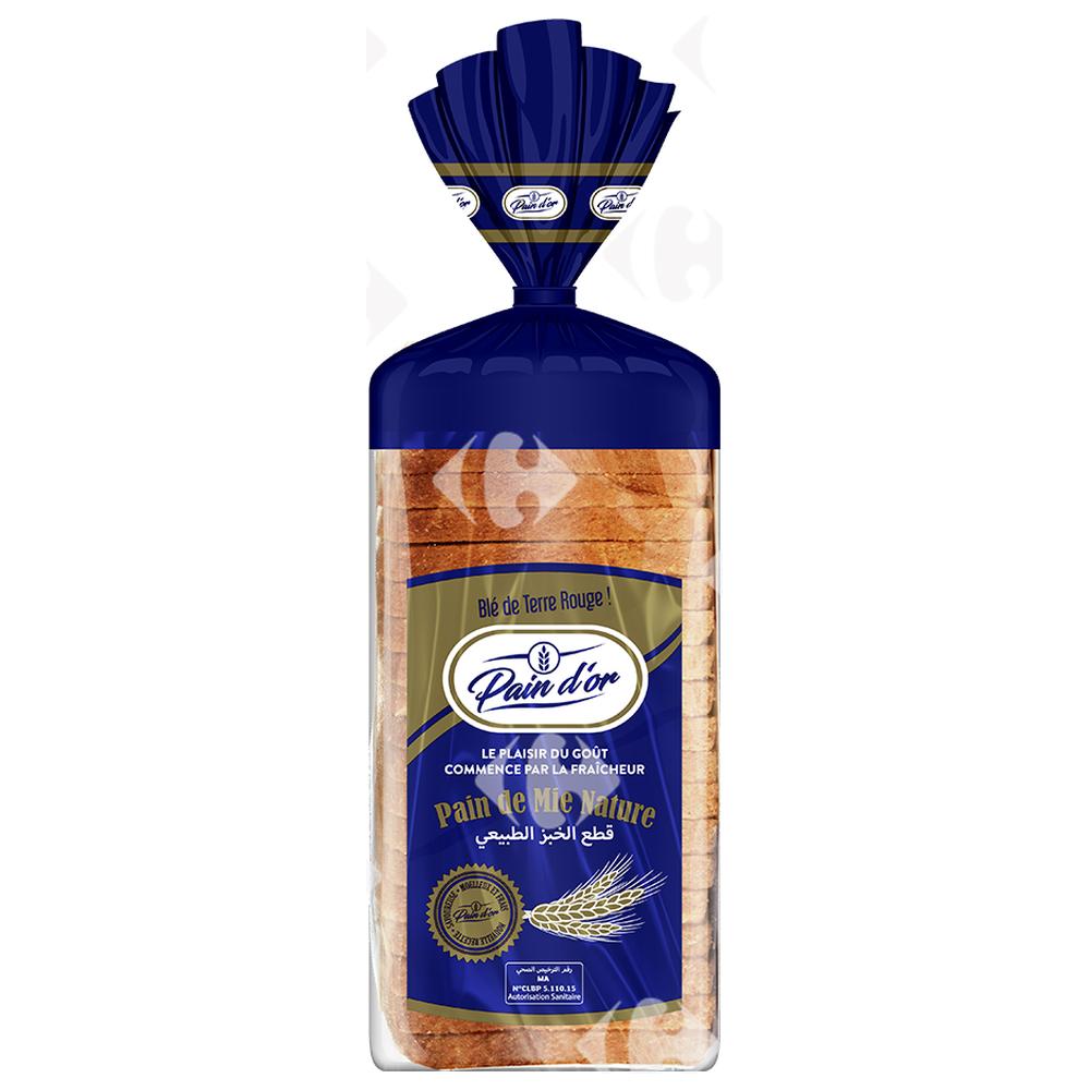 Pain de Mie Nature Pain d'Or 3 tranches 450g