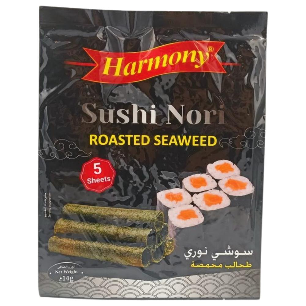 Feuille Sushi Nori Harmony 14g 5 unités.