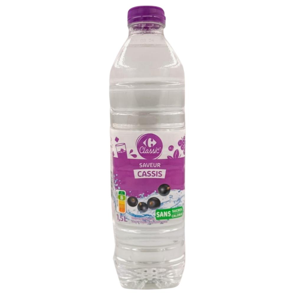 Eau Aromatisée Cassis Carrefour 1.5L.