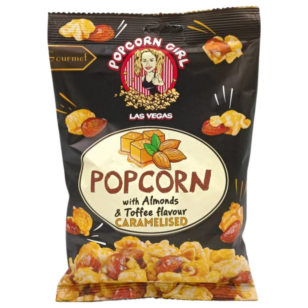 [707917] Popcorn Girl Caramélisé avec Amande et Toffee Serano 90g.