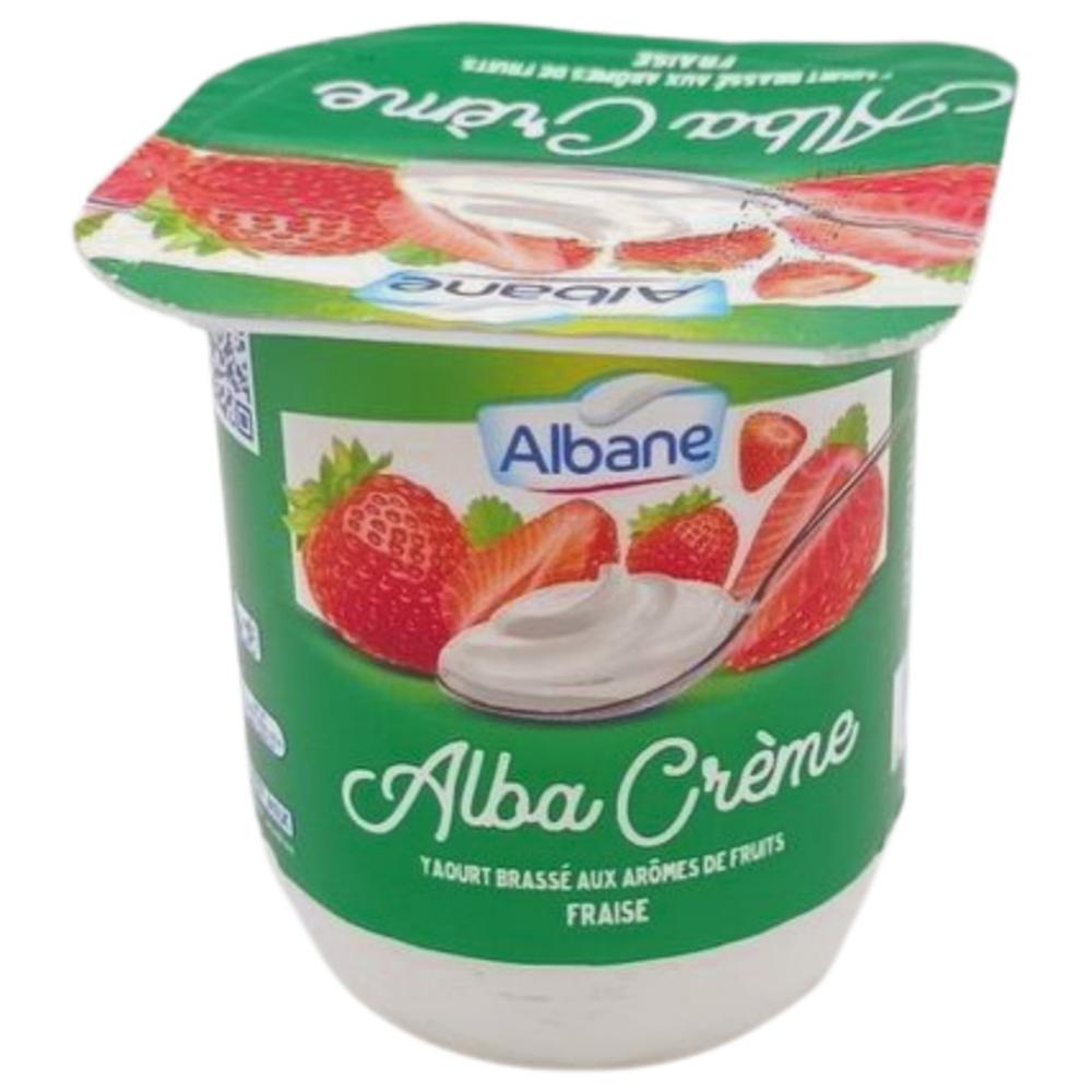 Yaourt à Cuillère Brassé Fraise Albane 110g.