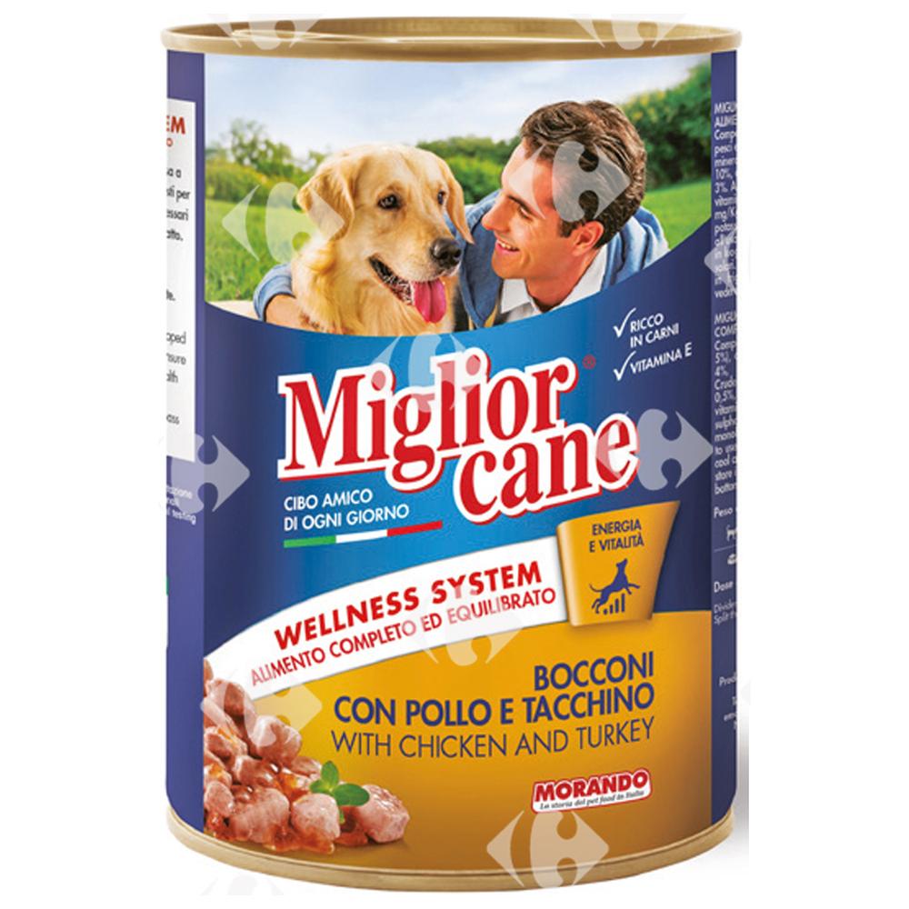 Boulettes Poulet Dinde pour Chien Miglior Cane 405g