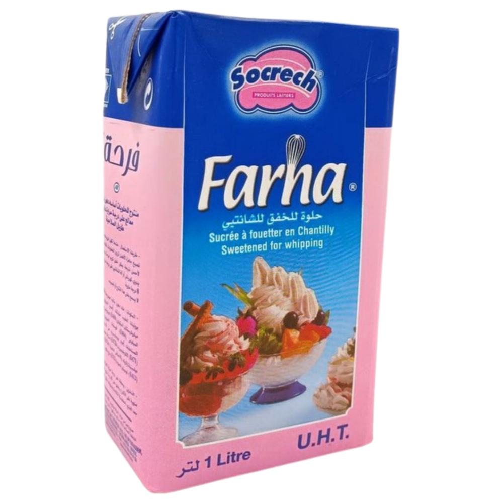Crème A Fouetter Sucree Uht Farha 1L.