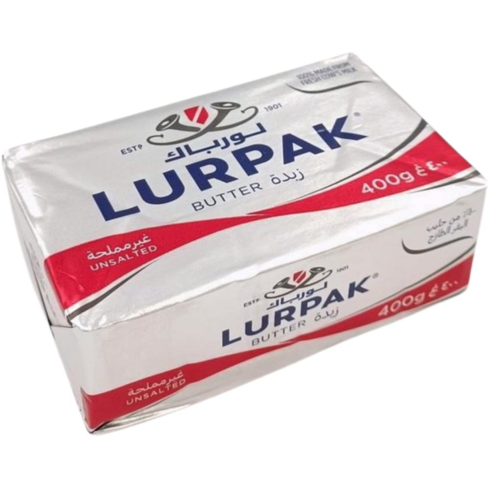Beurre Doux Lurpak Plaquette 400g.