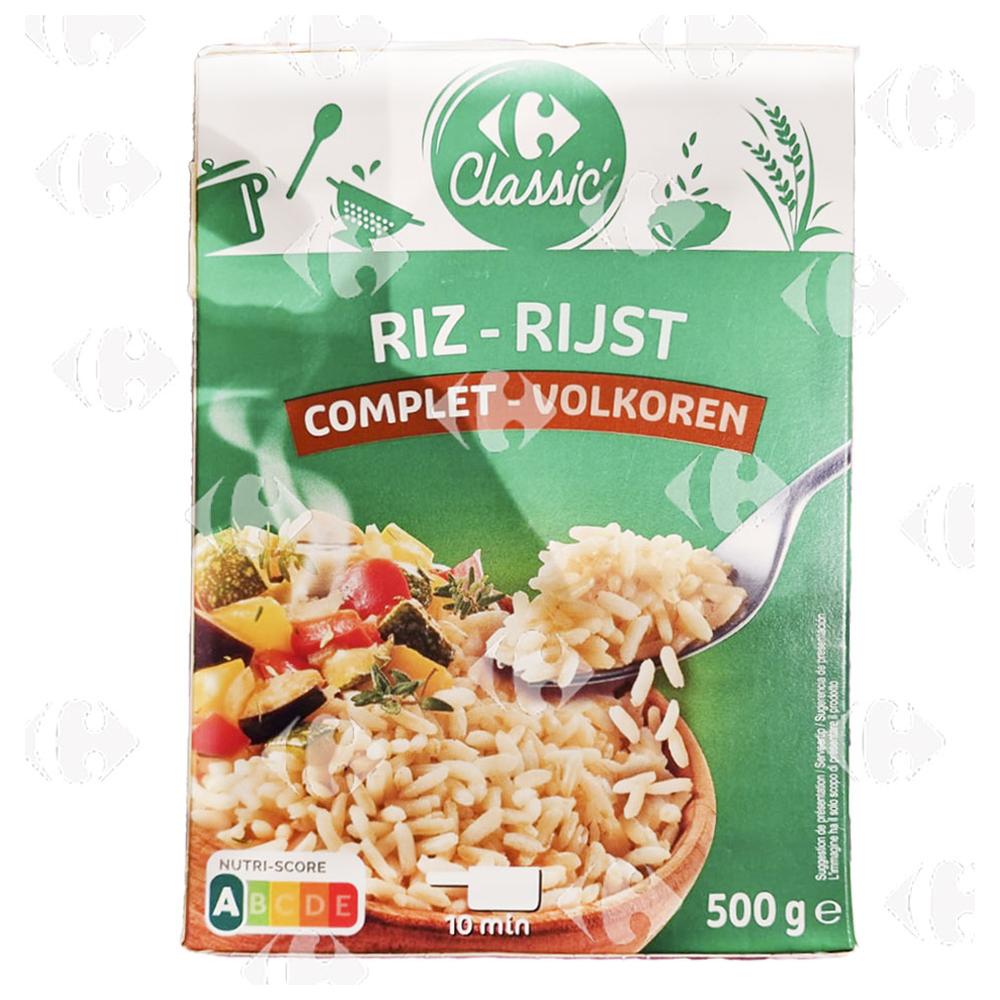 [231052] Riz Long Complet 10kg Carrefour 500g