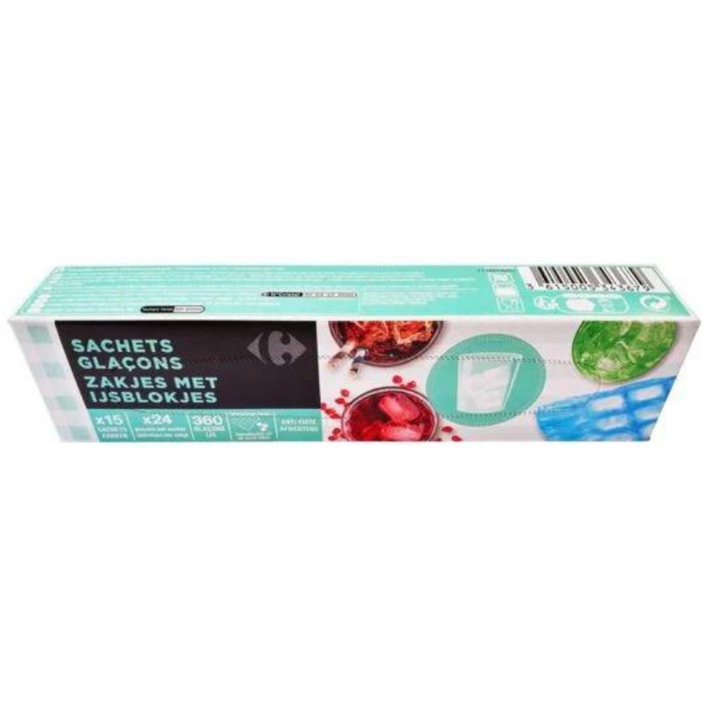 [162319] Sachets Glaçons Carrefour 15 sachets