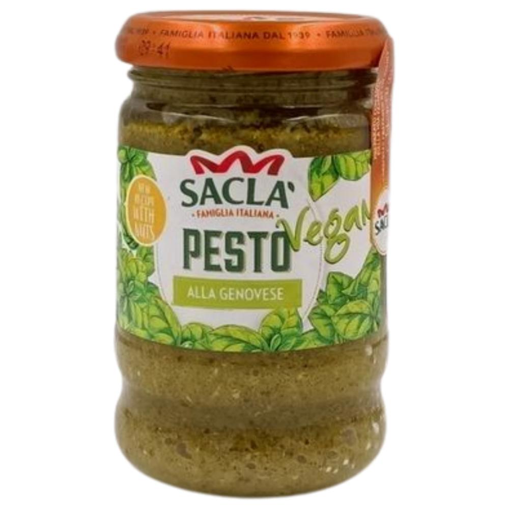 Sauce Pesto Basilic Vegan Sacla 190g.