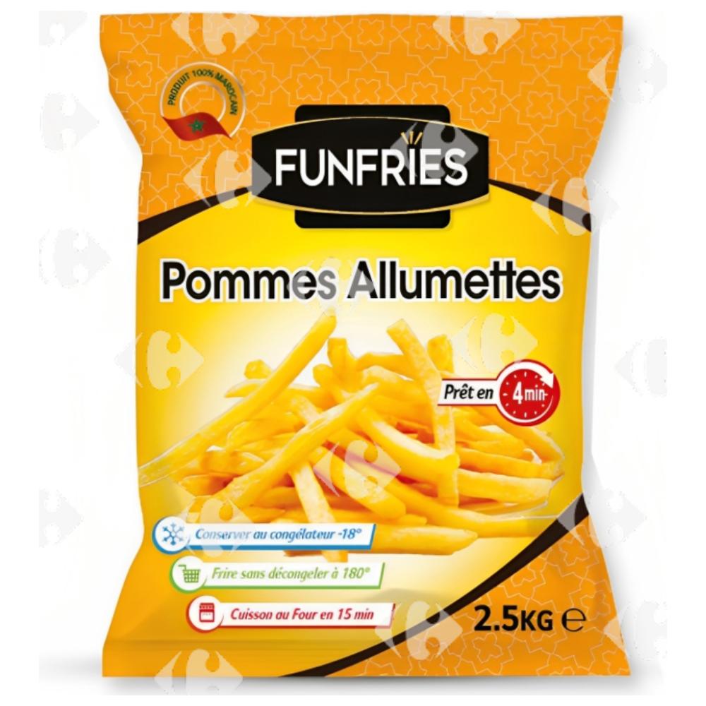 Frites Allumettes 7/7 Funfries 2,5kg.