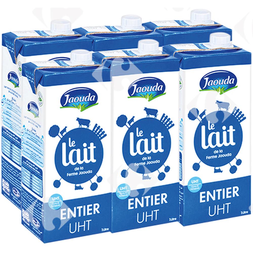 [553571] Pack Lait UHT Entier Jaouda 1L 6 unités