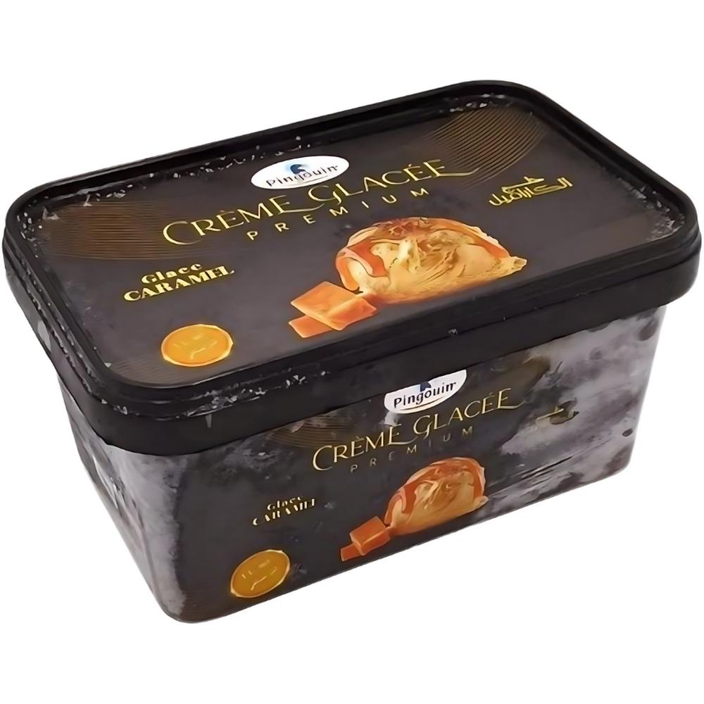 [696176] Glace Caramel Premium Pingouin 1L