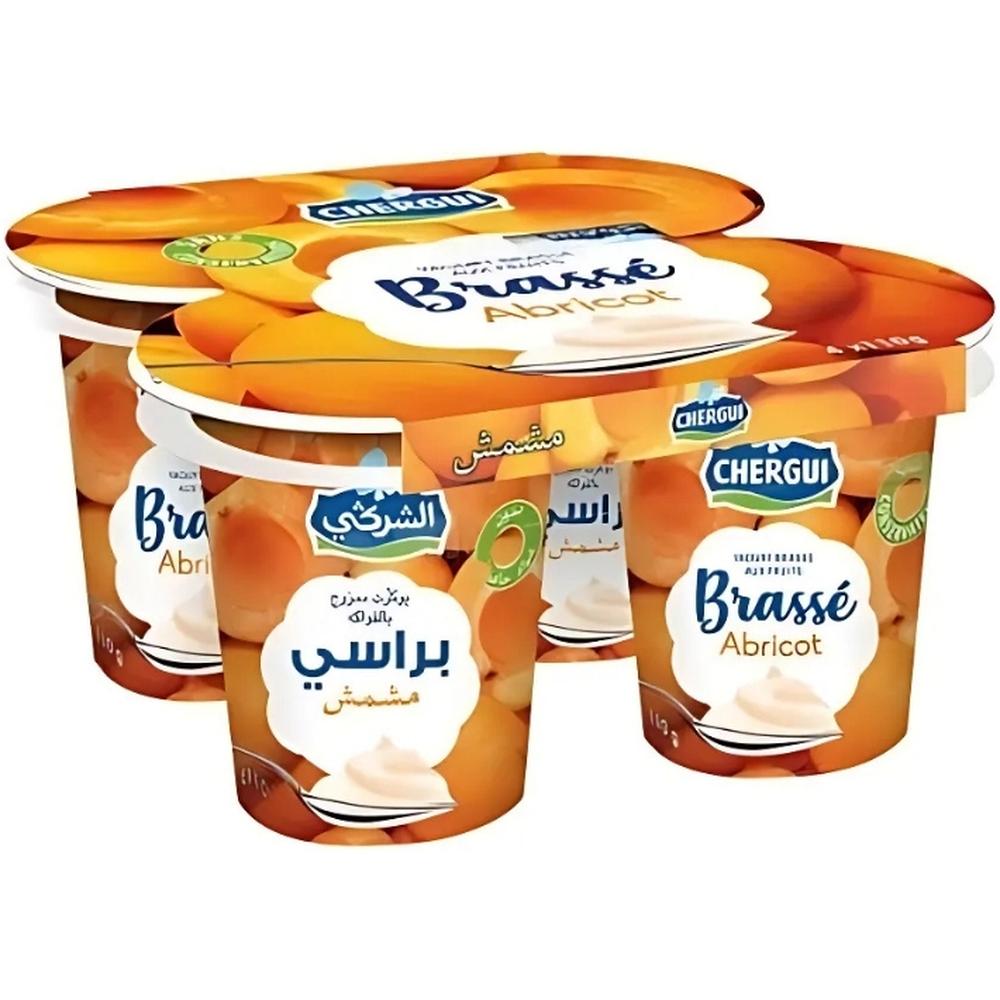 Pack Yaourt à La Cuillère Brassé Abricot Chergui 4x110g