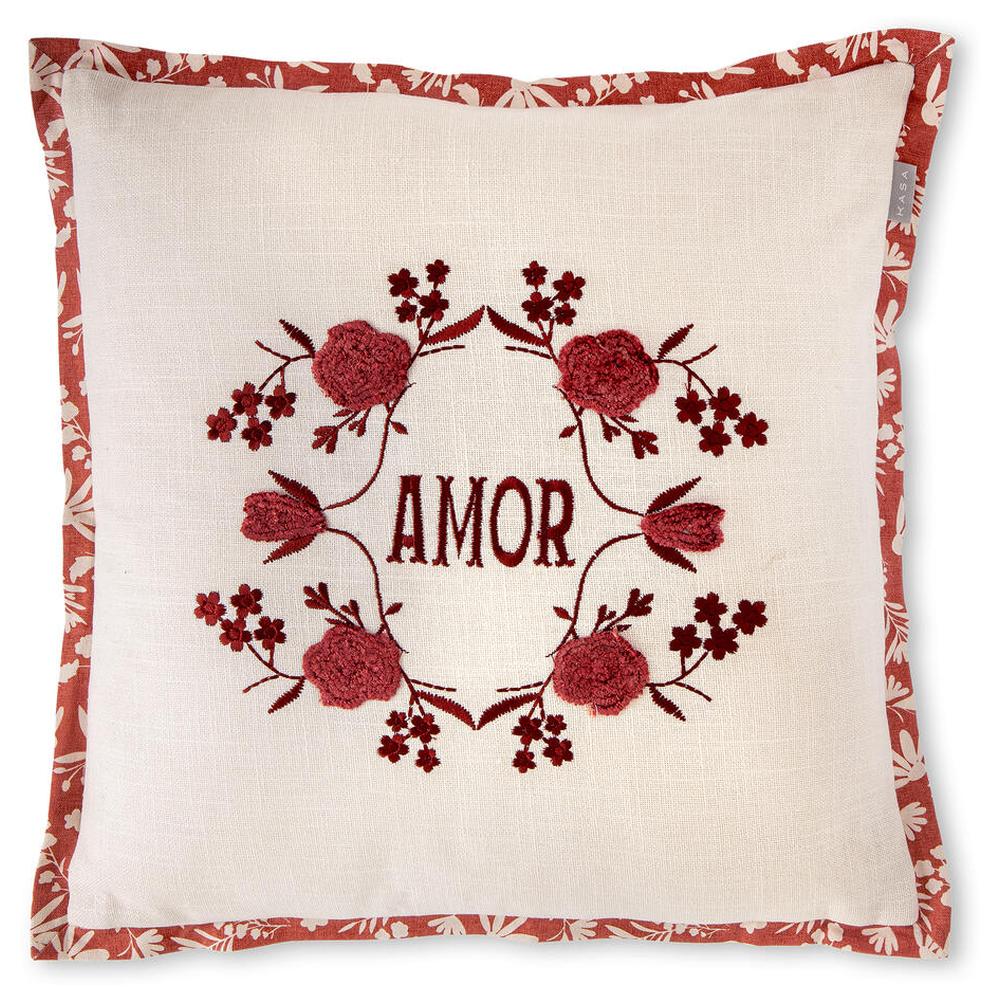 Coussin Brodé Love 45x45cm