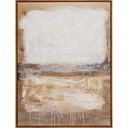Tableau Abstrait Blanc Beige Kasa 80x60cm