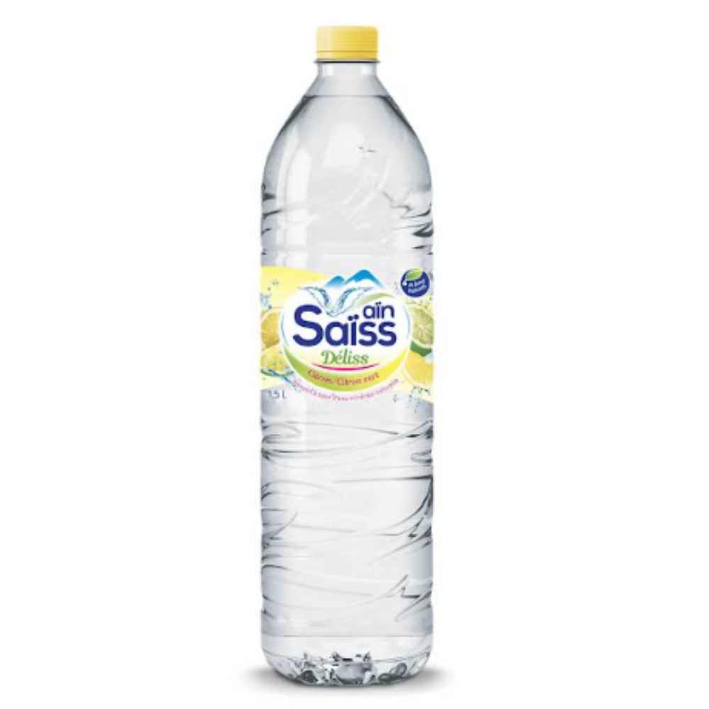 Eau Aromatisée Citron Ain Saiss 1,5L.