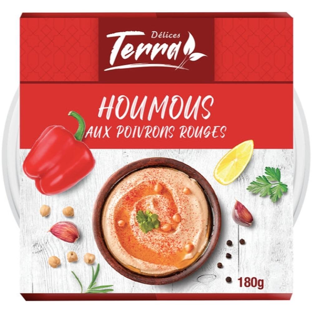 Houmous Poivrons Rouges Terra Delice 180g.