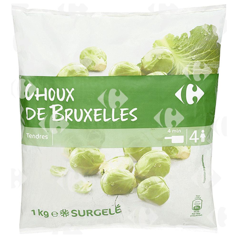 Choux de Bruxelles Carrefour 1kg.