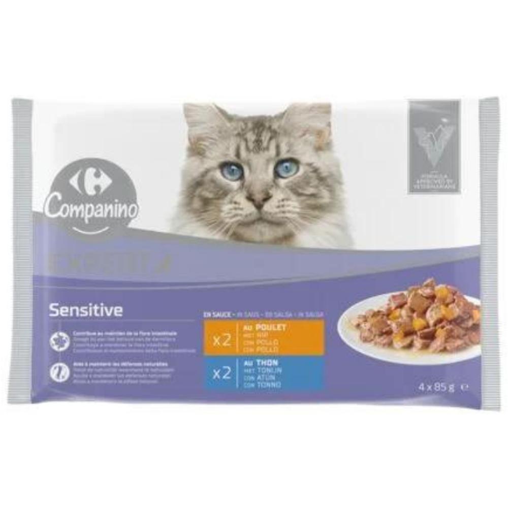Pâtée pour Chat Carrefour Companino 4x85g