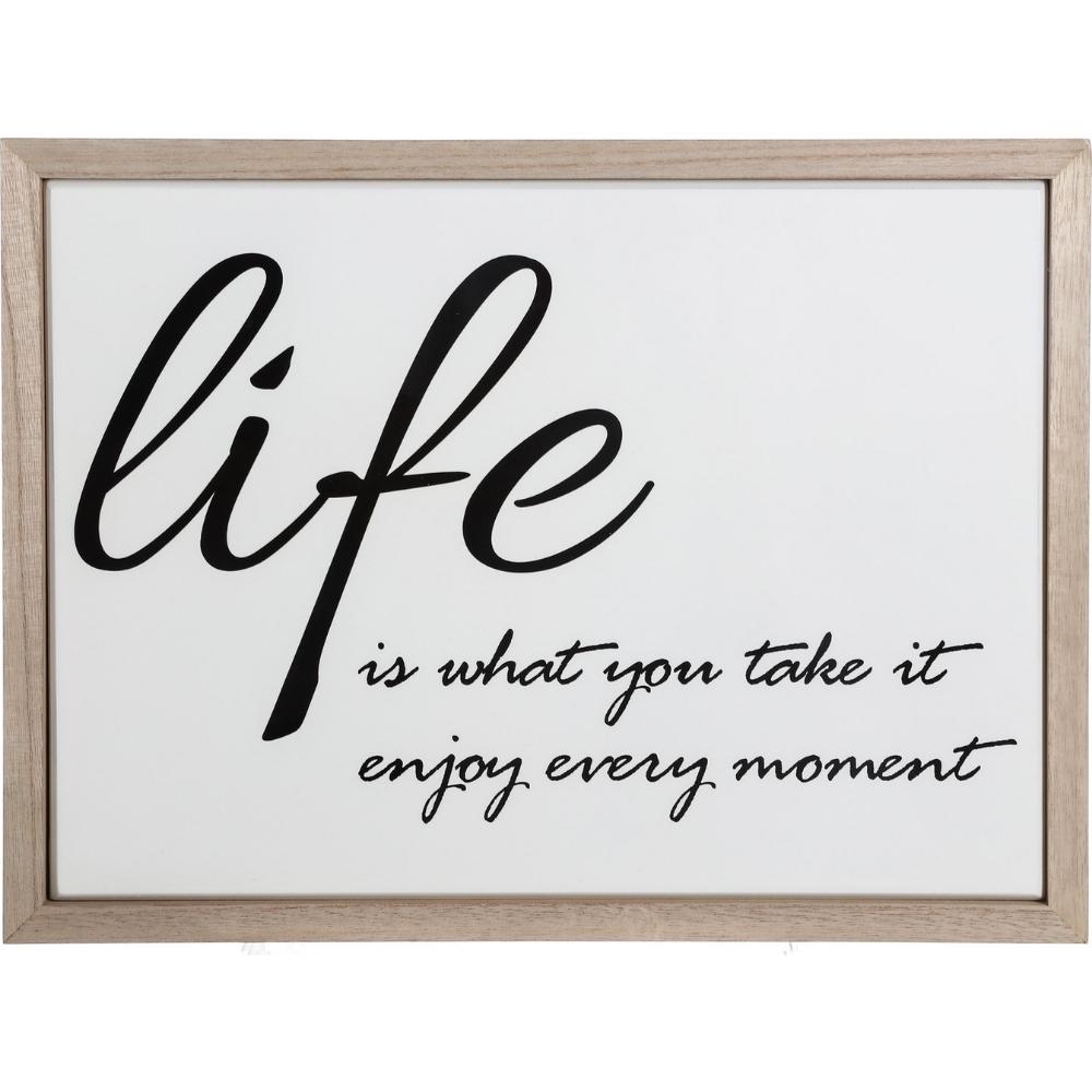 Cadre Décoratif Rectangulaire Friend Life Kasa 30x40 cm