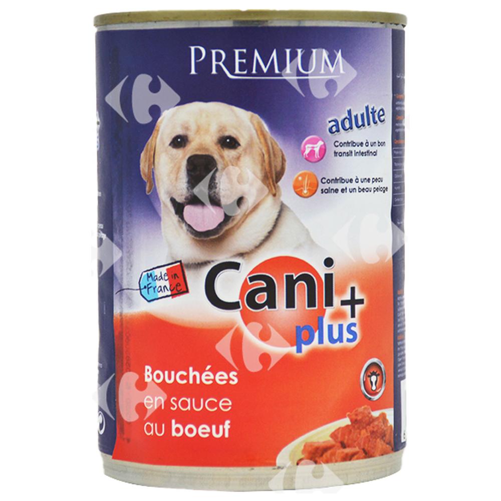 Bouchées pour Chien en Sauce au Bœuf Cani+ 410g