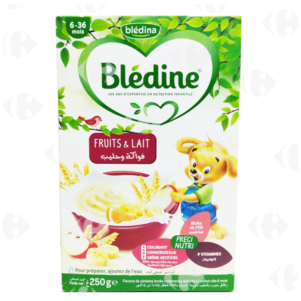 [646306] Farine Lactée aux Fruits et Lait pour bébé Blédina 250g