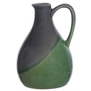 Vase Kasa en Céramique Vert et Bleu à Manche 20cm