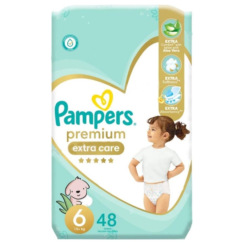 Couches Bébé Premium Care Taille 6 (16 Kg+) Pampers 48 unités
