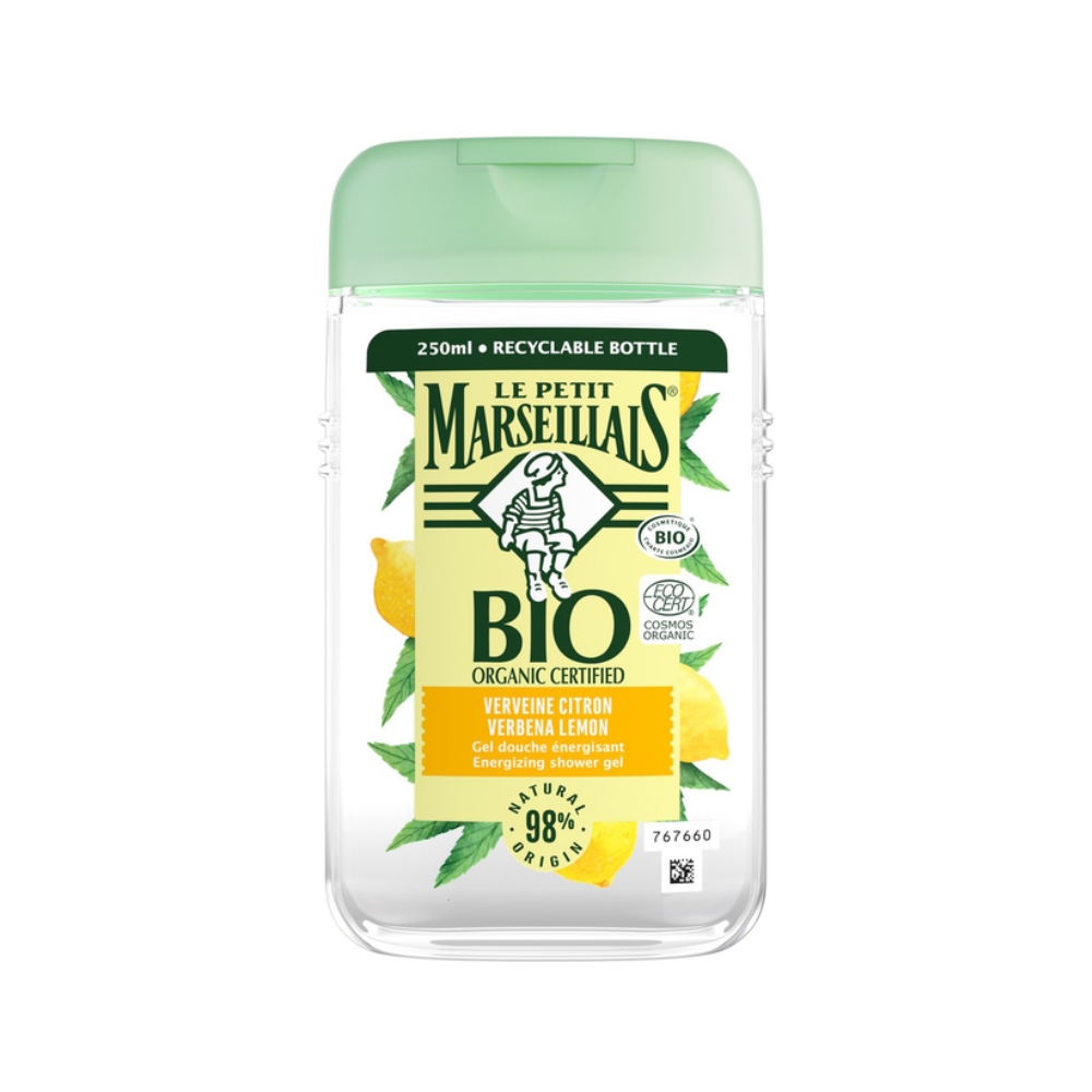 Gel Douche Bio Verveine Citron Le Petit Marseillais 250ml