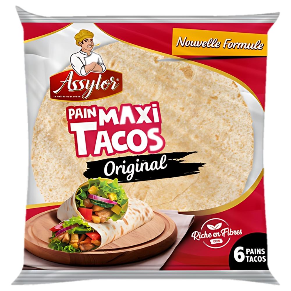 Pain Tacos Maxi Assylor 6 pièces 510g