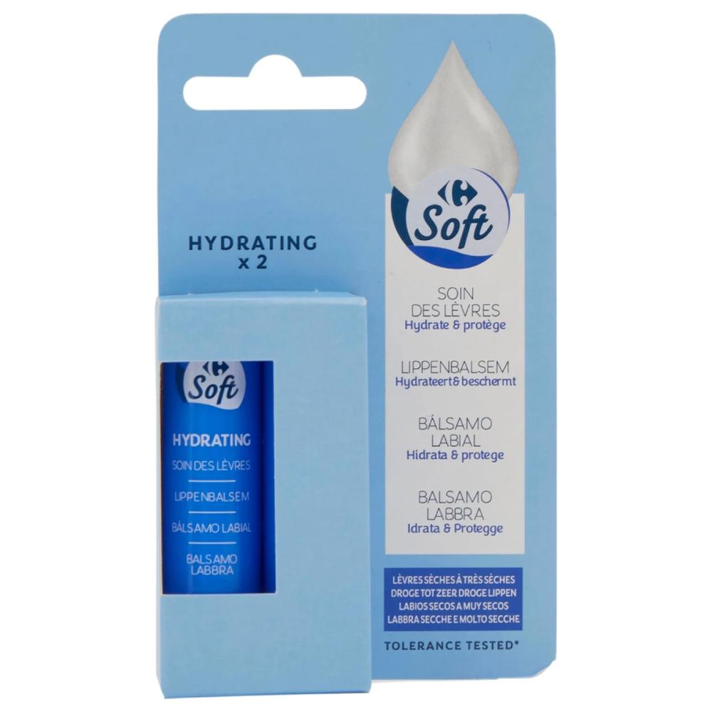 Baume à Lèvres Hydratant Carrefour 4g 2 unités