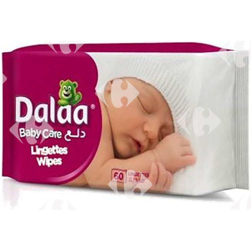 [207958] Lingettes Bébé Dalaa 60 unités