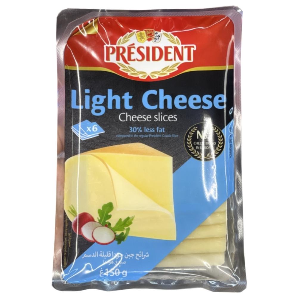 Fromage Gouda Light en Tranches Président 150g