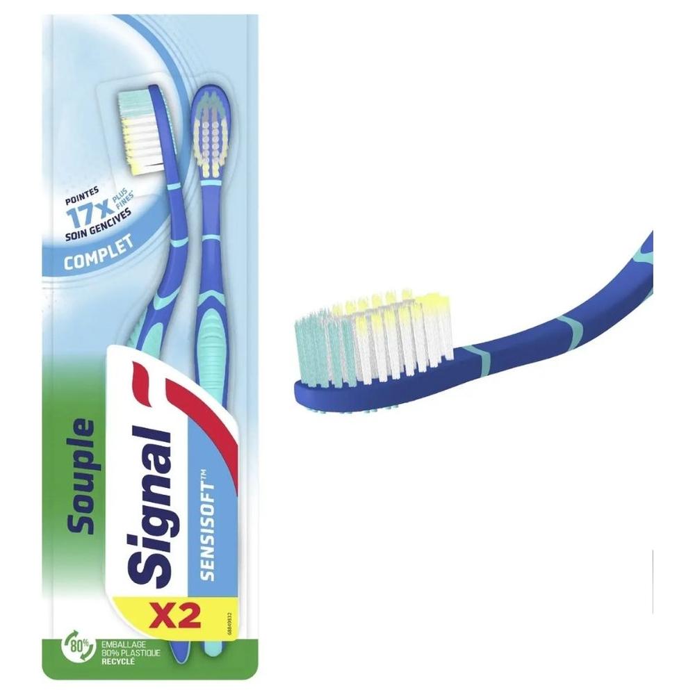 Brosses à Dents Sensisoft Complet Signal 2 unités