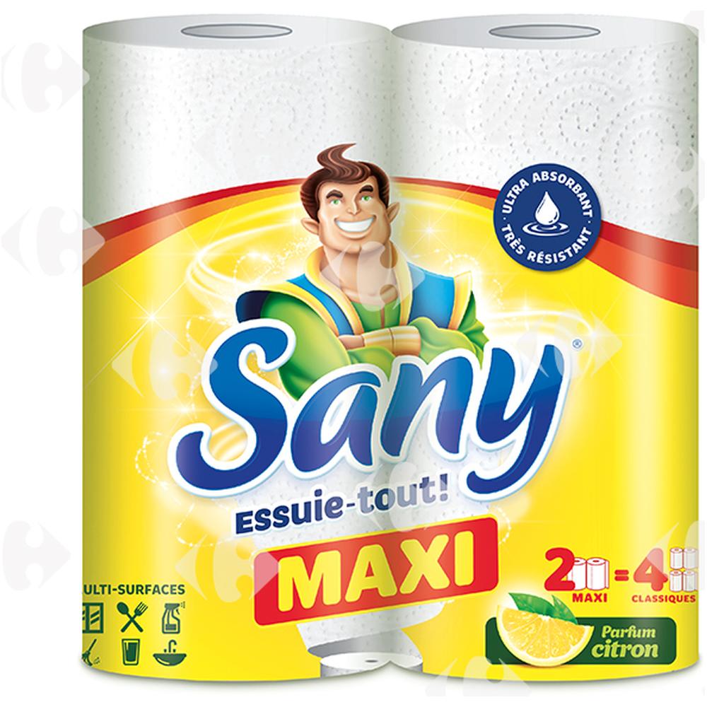 [424278] Essuie-Tout Citron Maxi Sany 2 unités