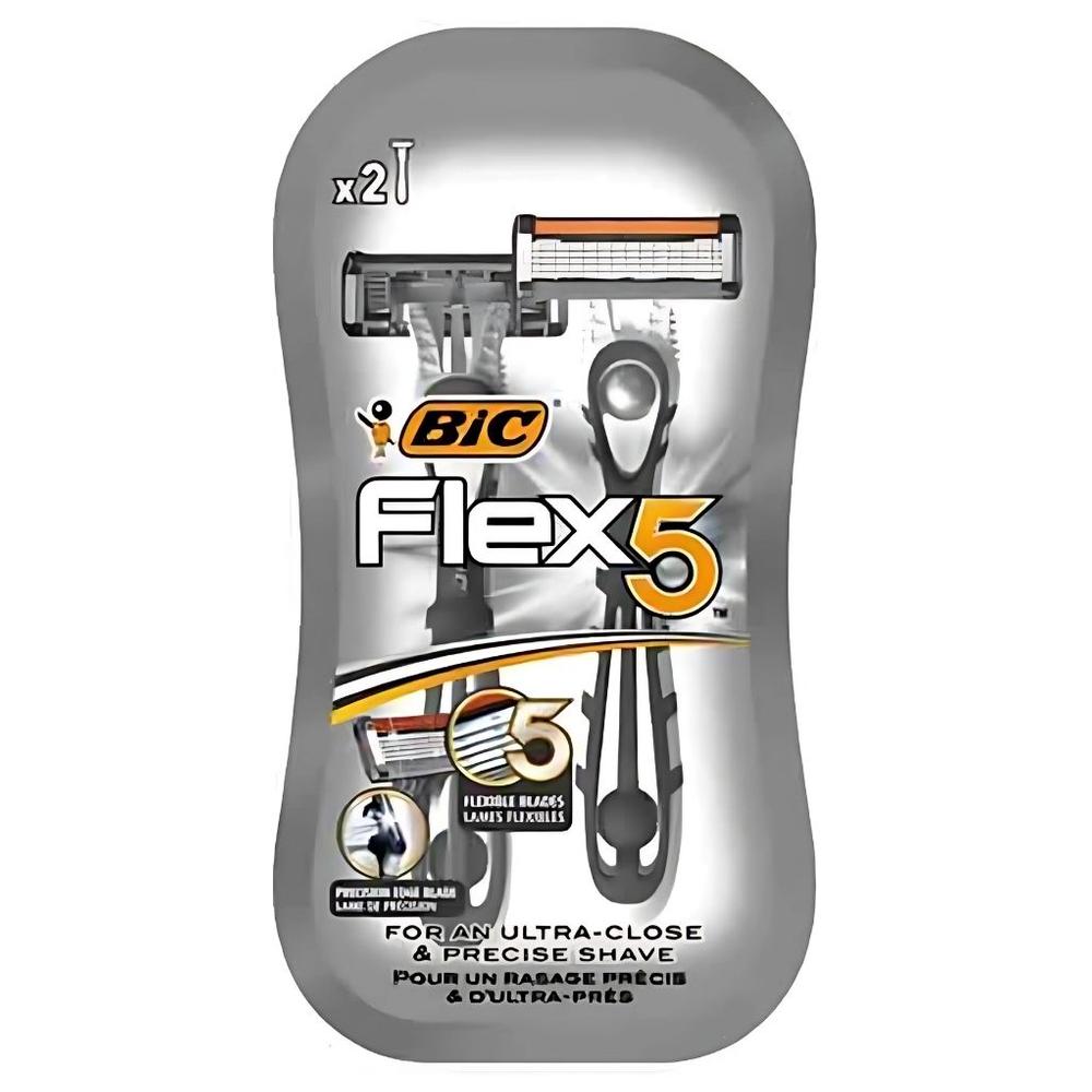 Rasoir Jetable Flex Hybrid 5 Bic 2 Unités